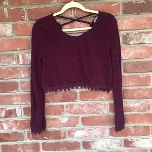 Long Sleeve Crop Top